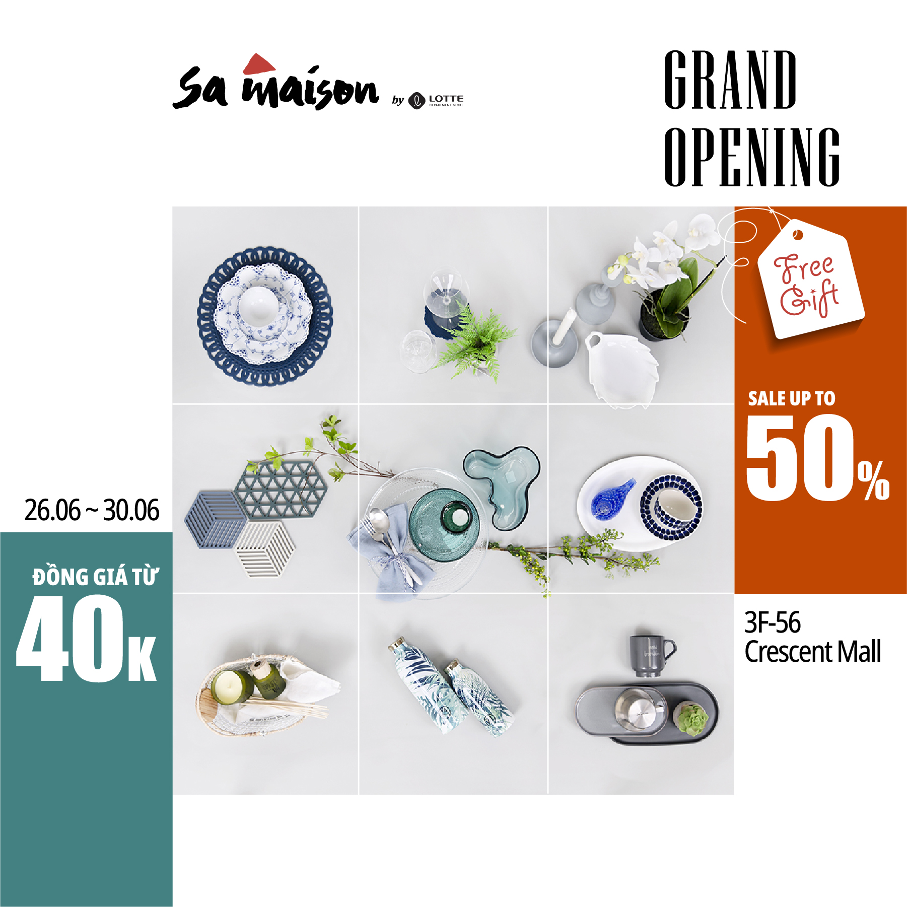 Sa Maison HCM - Khai trương tưng bừng - Nhận ngàn ưu đãi