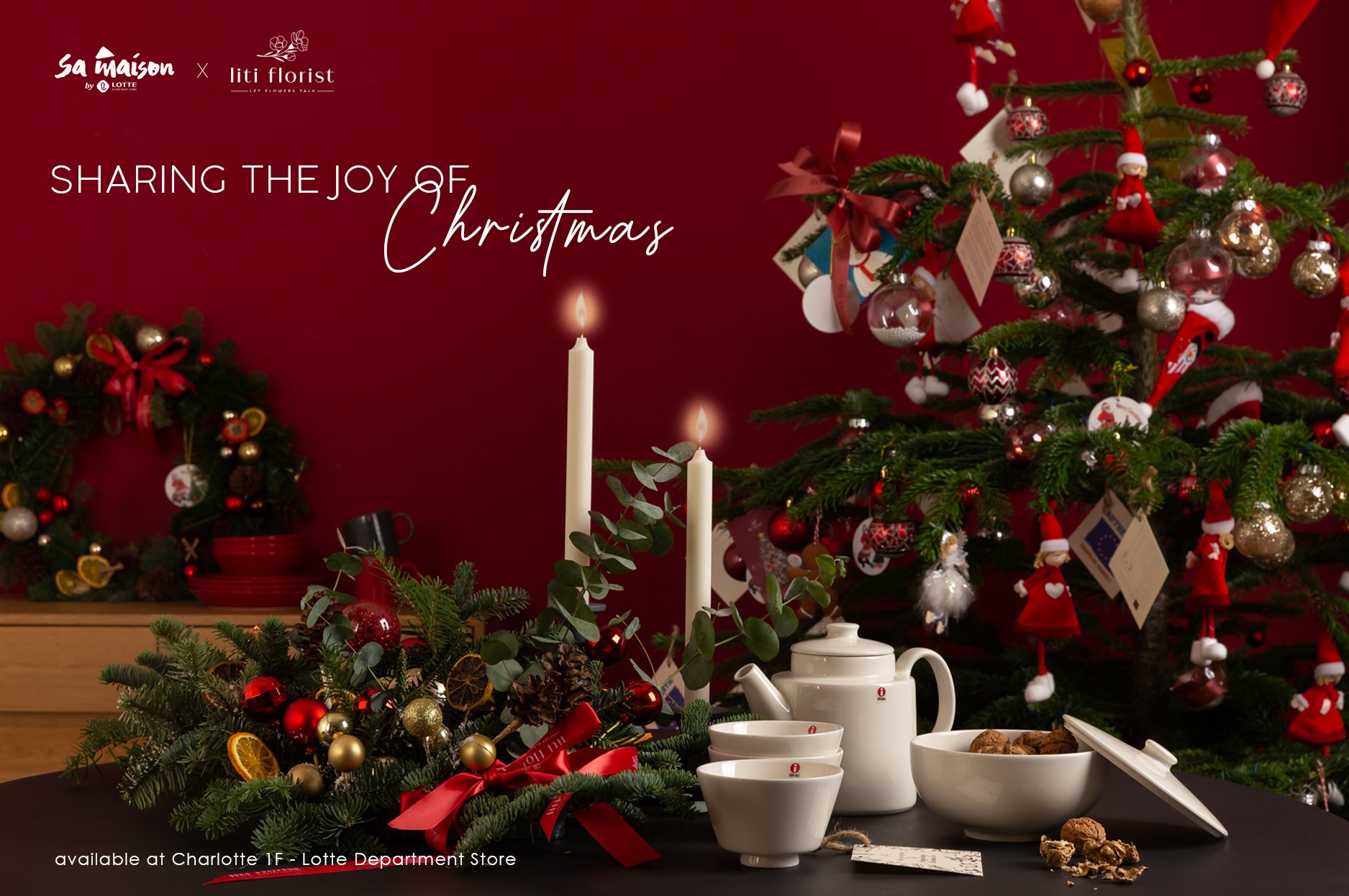 [Sa Maison x Liti Florist] Sharing the Joy of Christmas