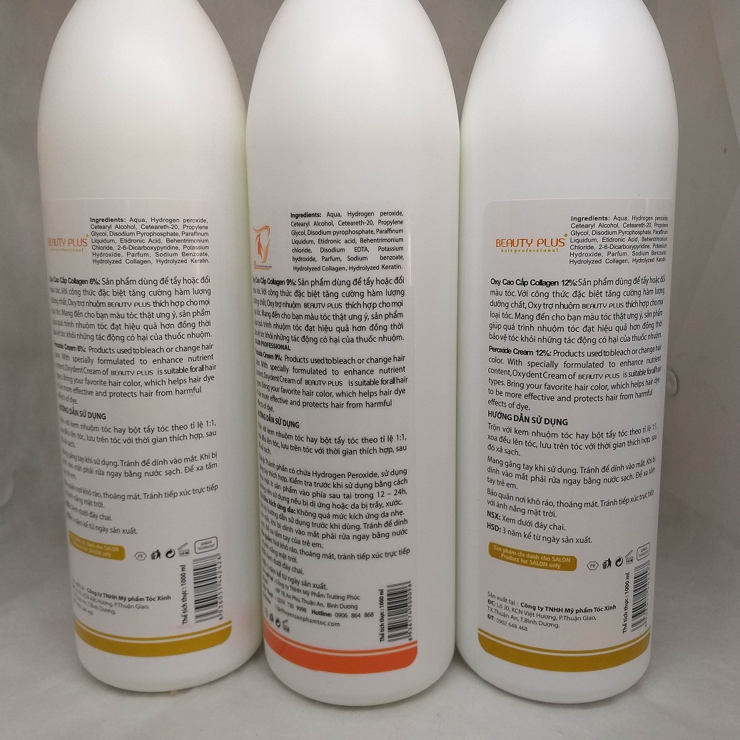 OXY trợ nhuộm Beauty Plus 1000ml - BEAUTY PLUS PEROXIDE CREAM | Công ty TNHH MTV Mỹ phẩm Đạt Phương OXY trợ nhuộm Beauty Plus 1000ml - BEAUTY PLUS PEROXIDE CREAM | Công ty TNHH MTV Mỹ phẩm Đạt Phương