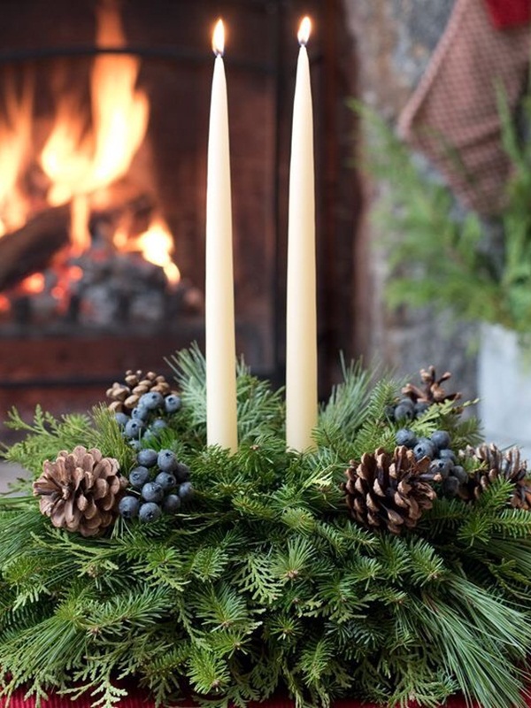 Ý tưởng trang trí Giáng Sinh đẹp độc lạ | Giáng Sinh xanh với cành việt quất Blueberry