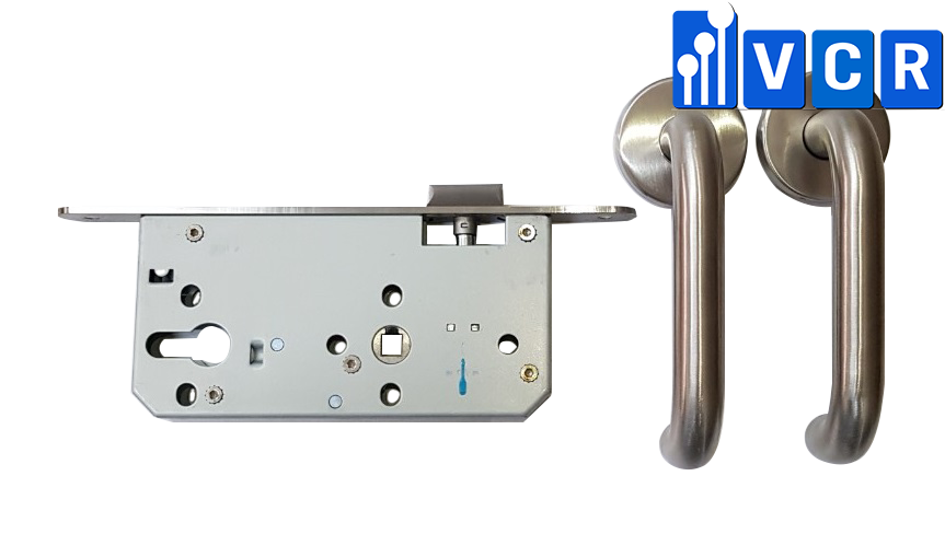 Clean Room Door Lock No Key S312K Stainless steel cleanroom door
