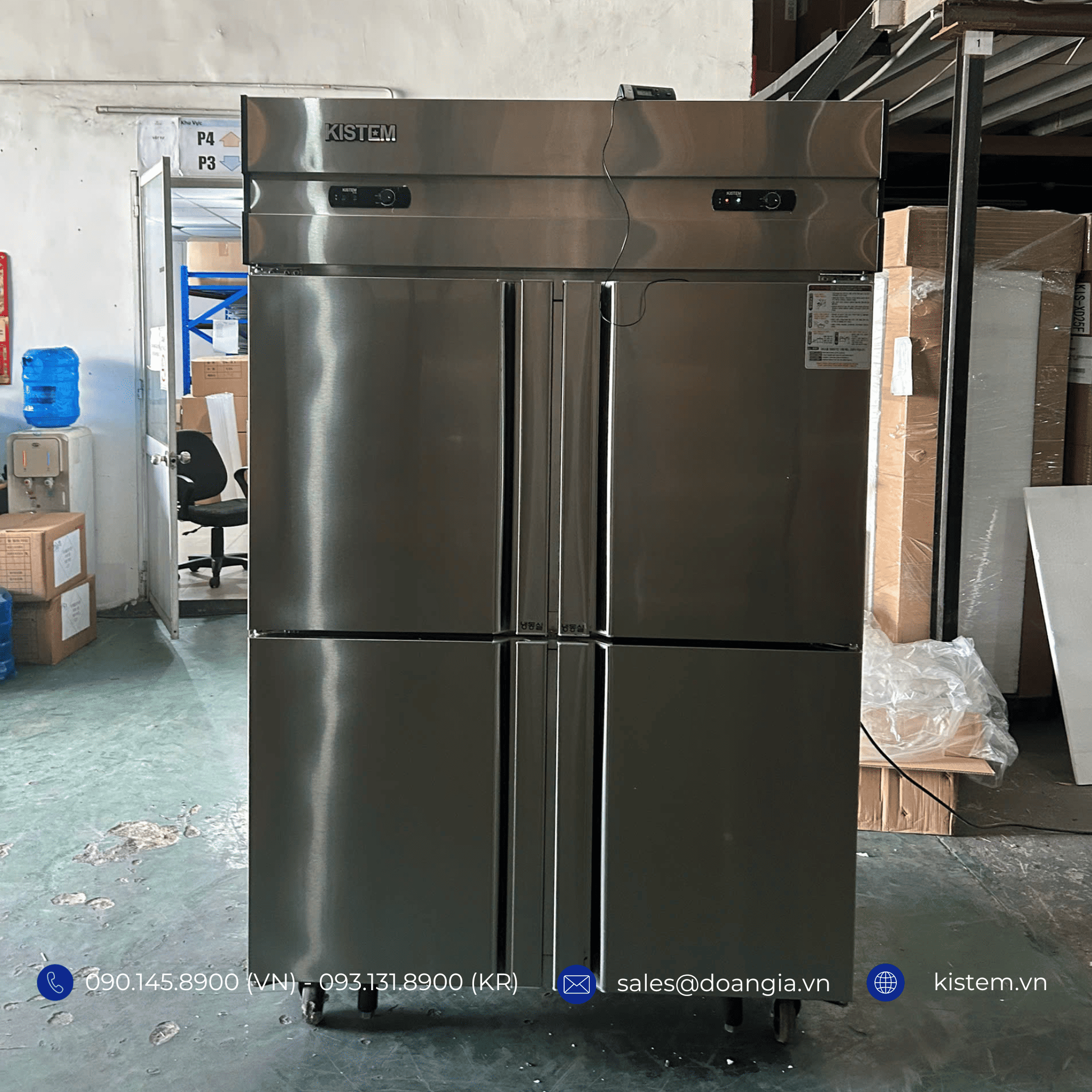 tủ lạnh công nghiệp 4 cánh