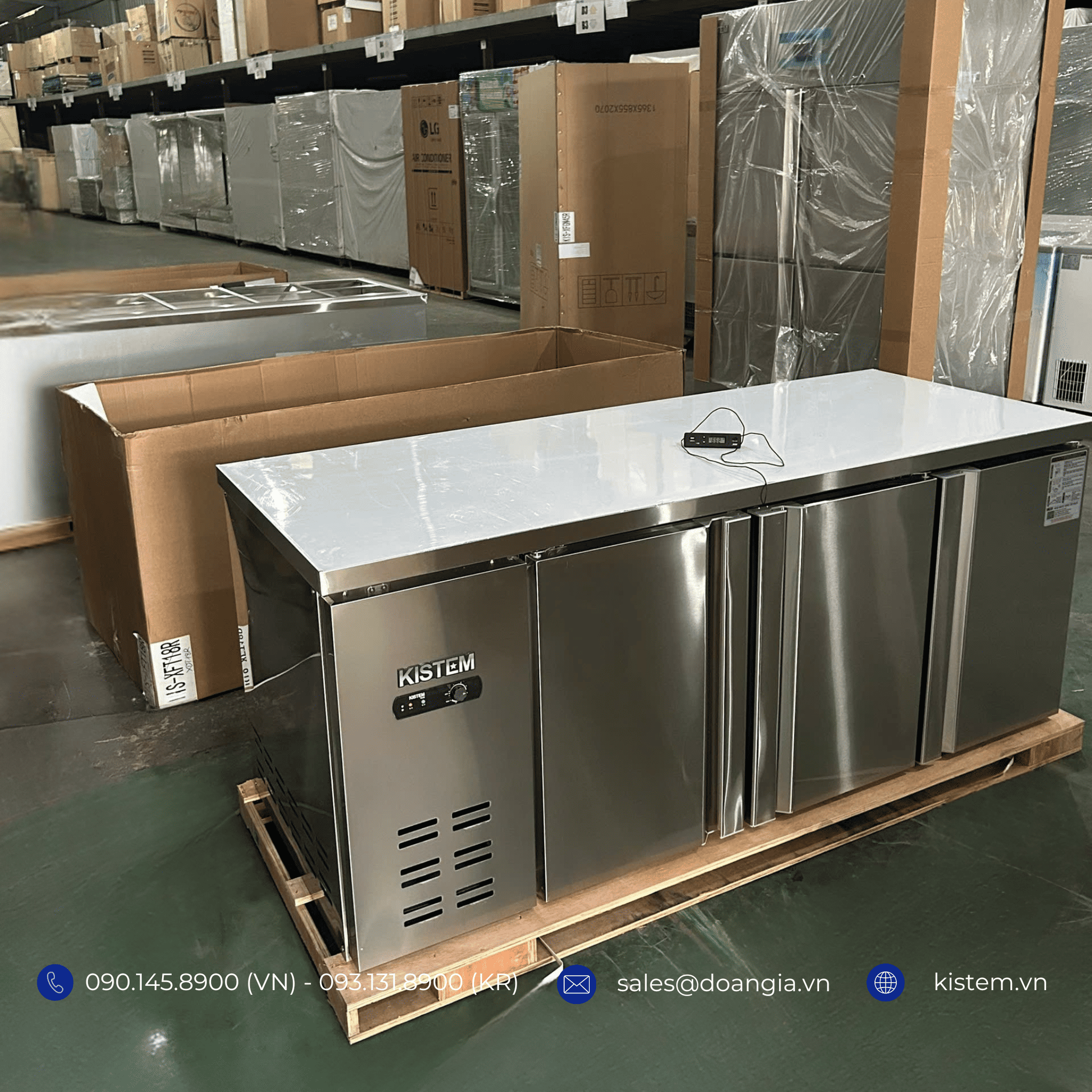 tủ bàn lạnh inox