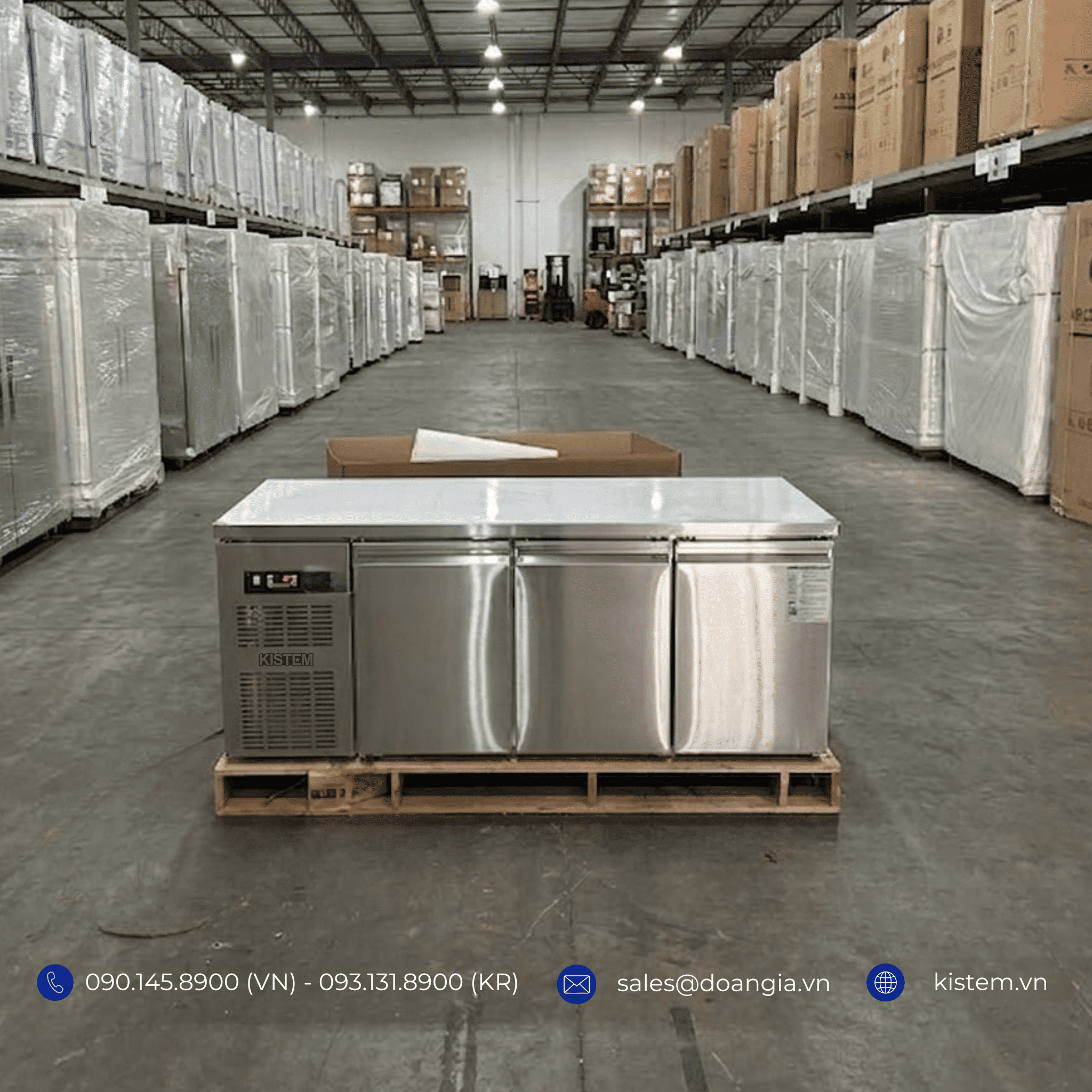 tủ bàn đông inox