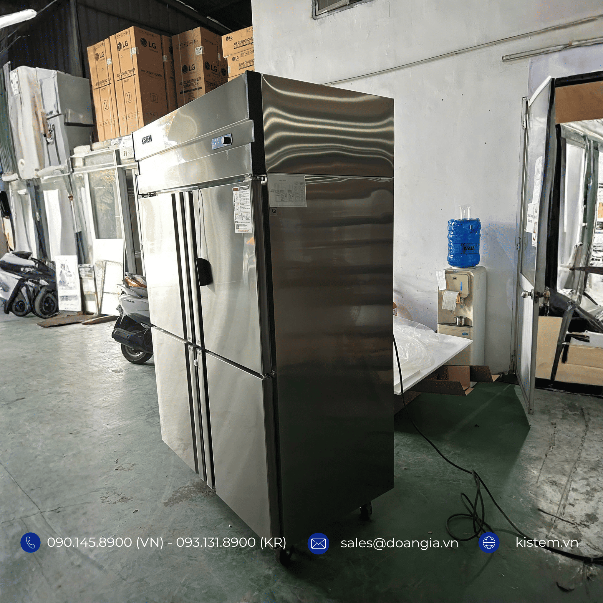 tủ đông công nghiệp trực tiếp