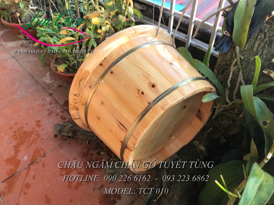 Chậu gỗ ngâm chân TCT 010