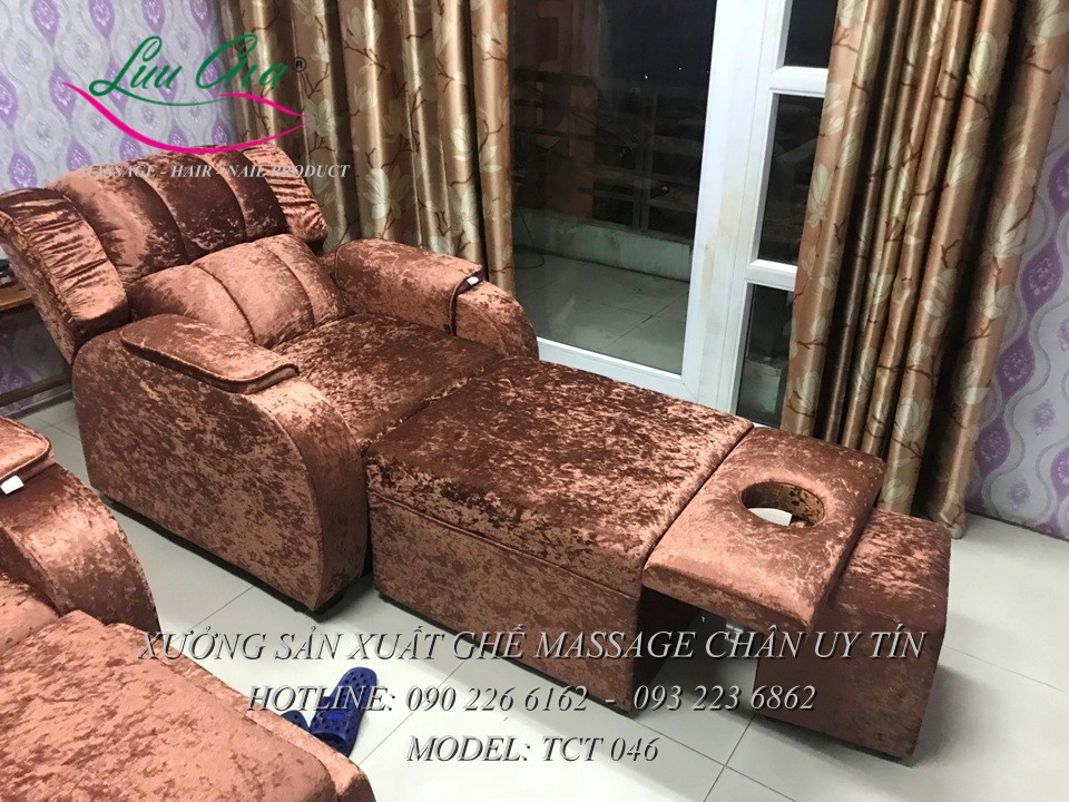 Ghế massage chân nâng hạ điện TCT046