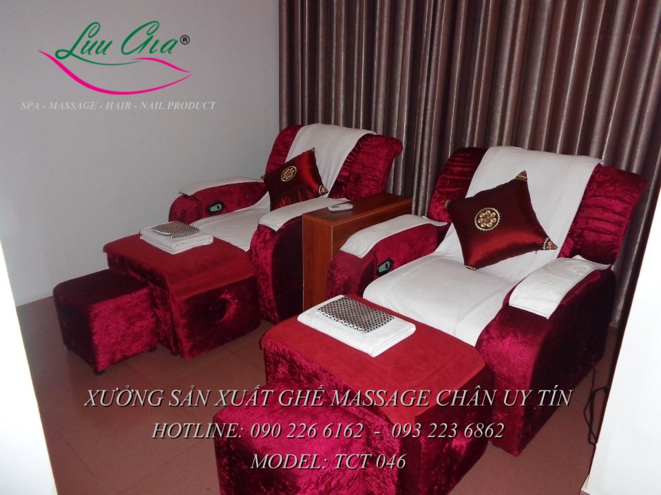 Ghế massage chân nâng hạ điện TCT046