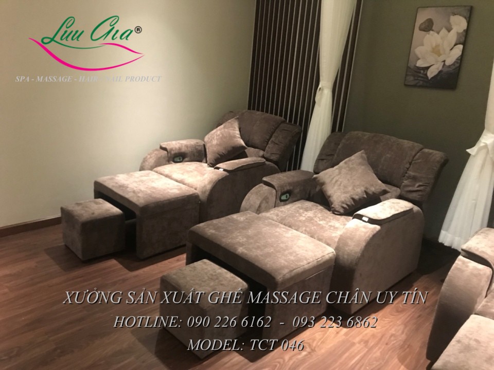 Ghế massage chân nâng hạ điện TCT046