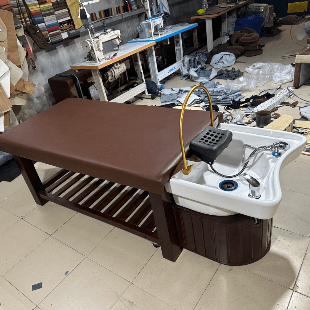 Giường Gội Đầu Dưỡng Sinh 2in1