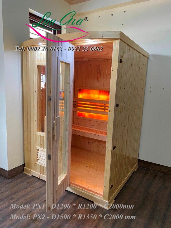 Phòng xông hơi đá muối gia đình PX-ĐM 1200