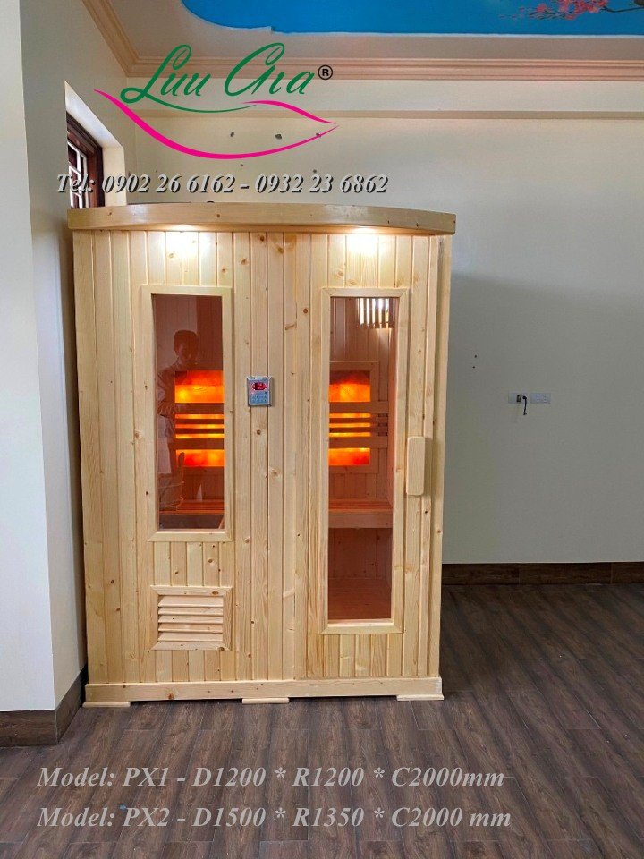 Phòng xông hơi đá muối gia đình PX-ĐM 1200