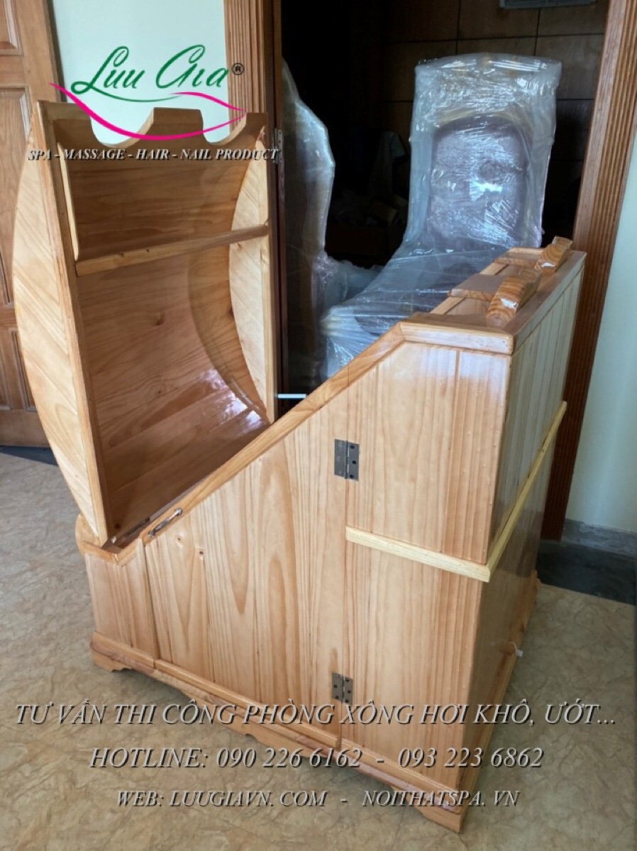 Cabin xông hơi bằng gỗ