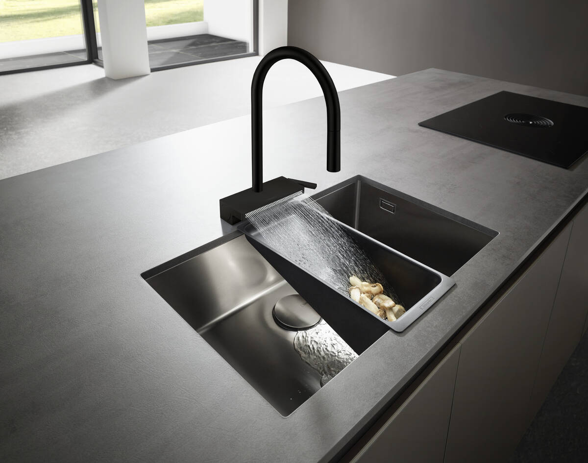 Vòi rửa bát Hansgrohe Aquno Select M81, 3jet, sBox