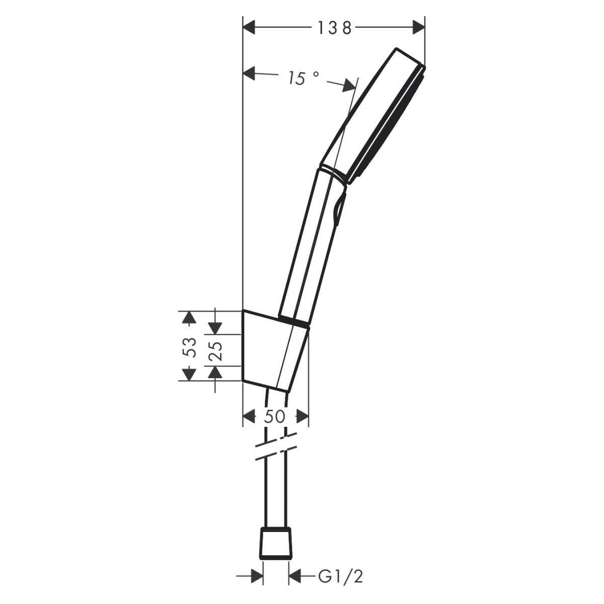 Bộ Sen Tay Hansgrohe 24302000 Pulsify Select S 3 Chế Độ
