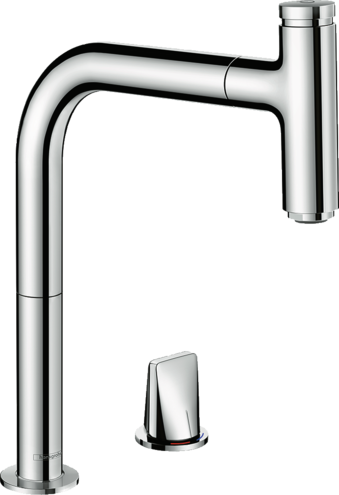 Vòi rửa bát Hansgrohe Metris Select M71, 1jet, sBox
