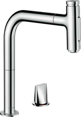 Vòi rửa bát Hansgrohe Metris Select M71, 2jet, sBox