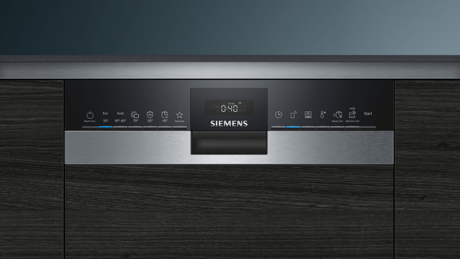 Máy rửa bát bán âm Siemens iQ300 SR53HS28KE 45cm
