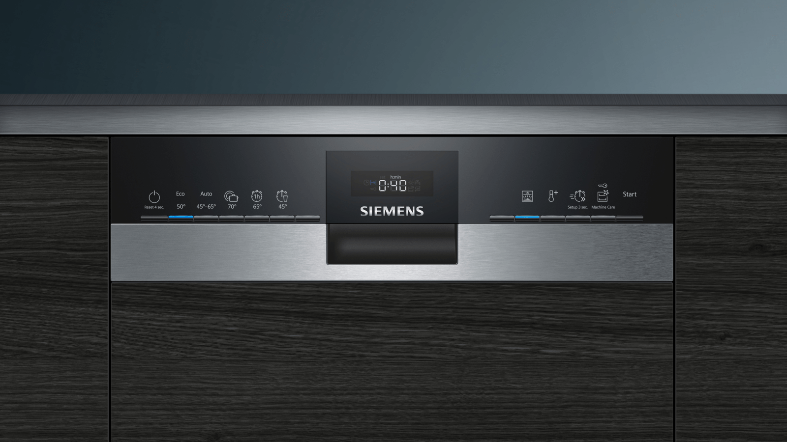 Máy rửa bát bán âm Siemens iQ300 SR53HS64KE 45cm