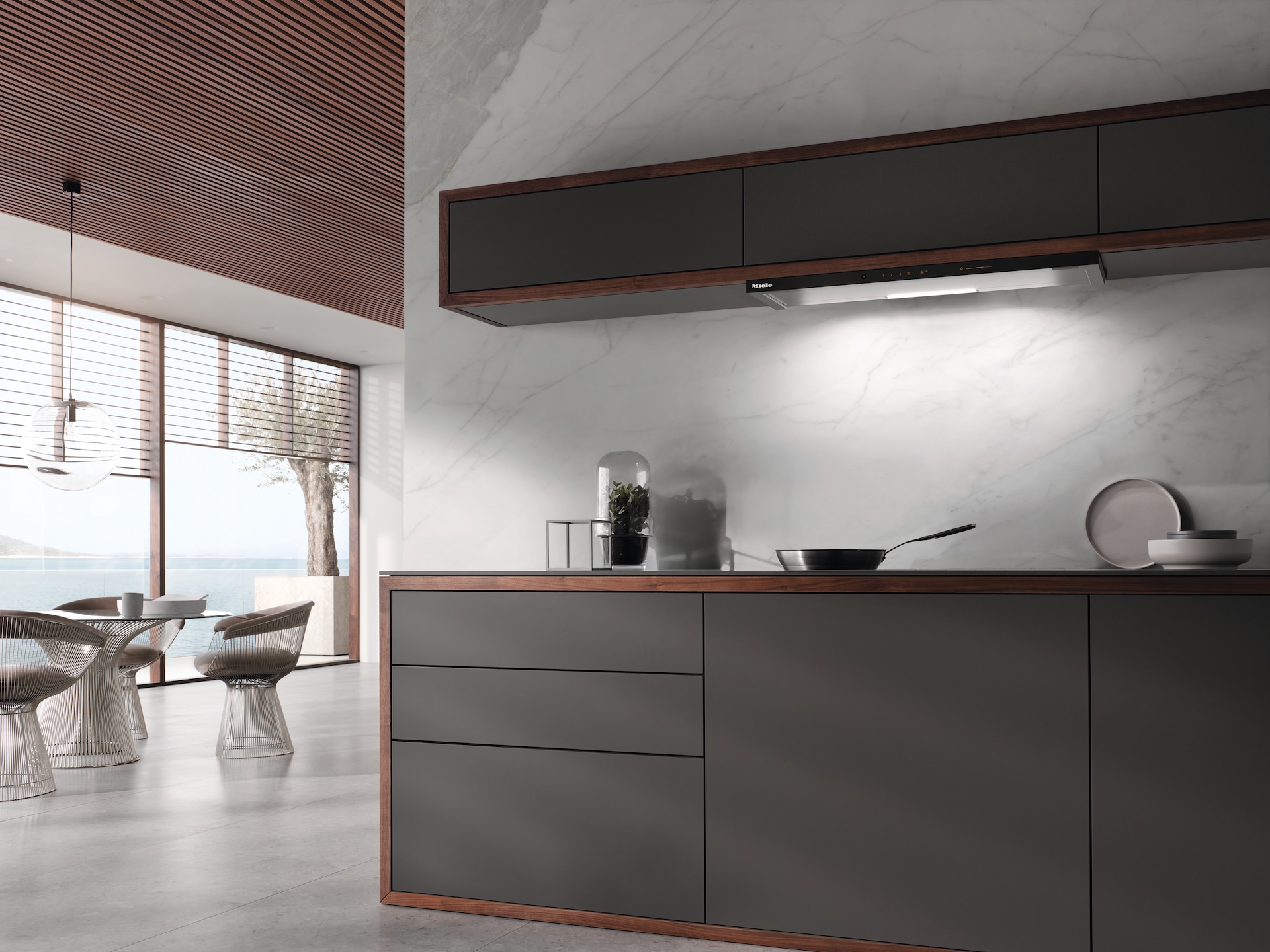 Hút Mùi Âm Đáy Tủ Miele DAS 4930 Obsidianschwarz Nhập Khẩu
