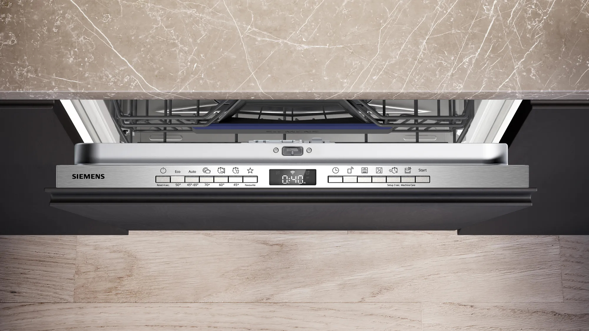 Máy Rửa Bát Âm Tủ Siemens SX73EX22CE IQ 300 Nhập Khẩu