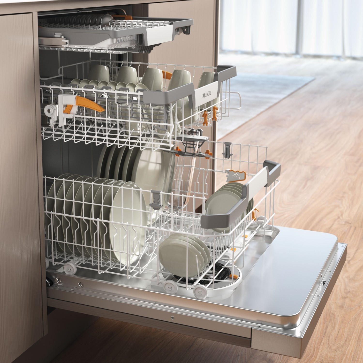 Máy Rửa Bát Âm Tủ Miele G 7137 SCi XXL AD 125 Edition