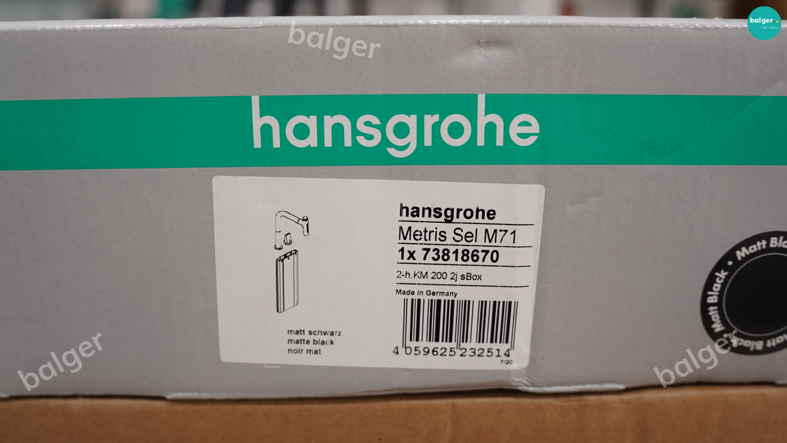 Vòi Rửa Bát Hansgrohe Metris Select M71 73818670