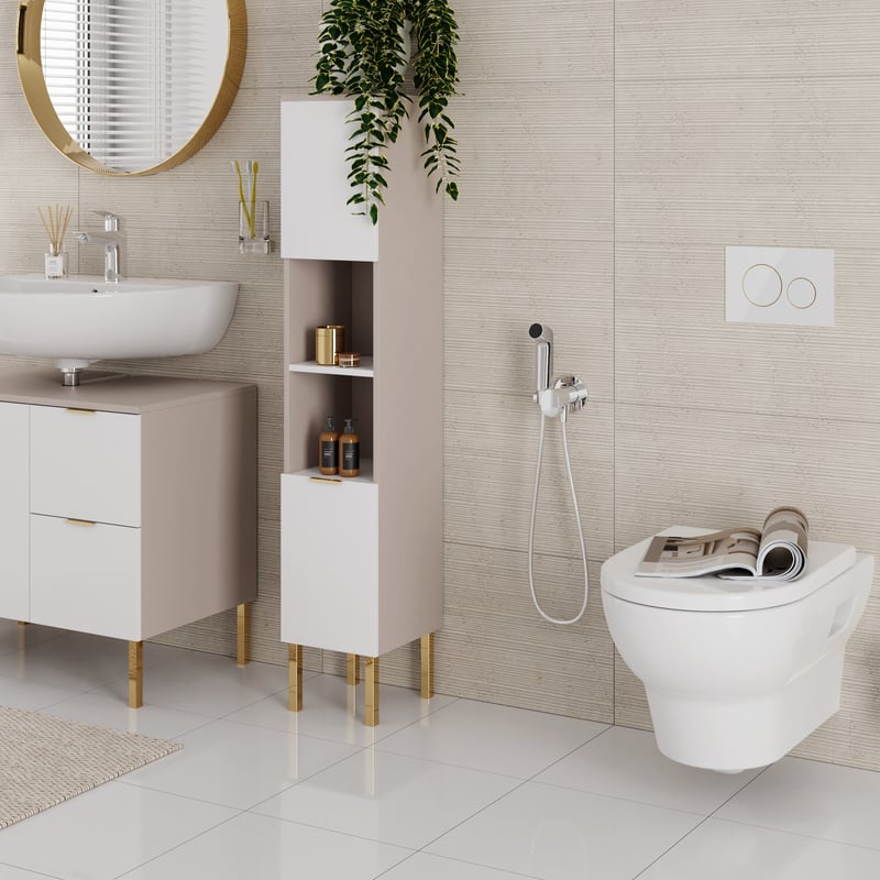 Xịt Bệt Hansgrohe 29230000 Tích Hợp Van Khóa Nước Và Gá Treo