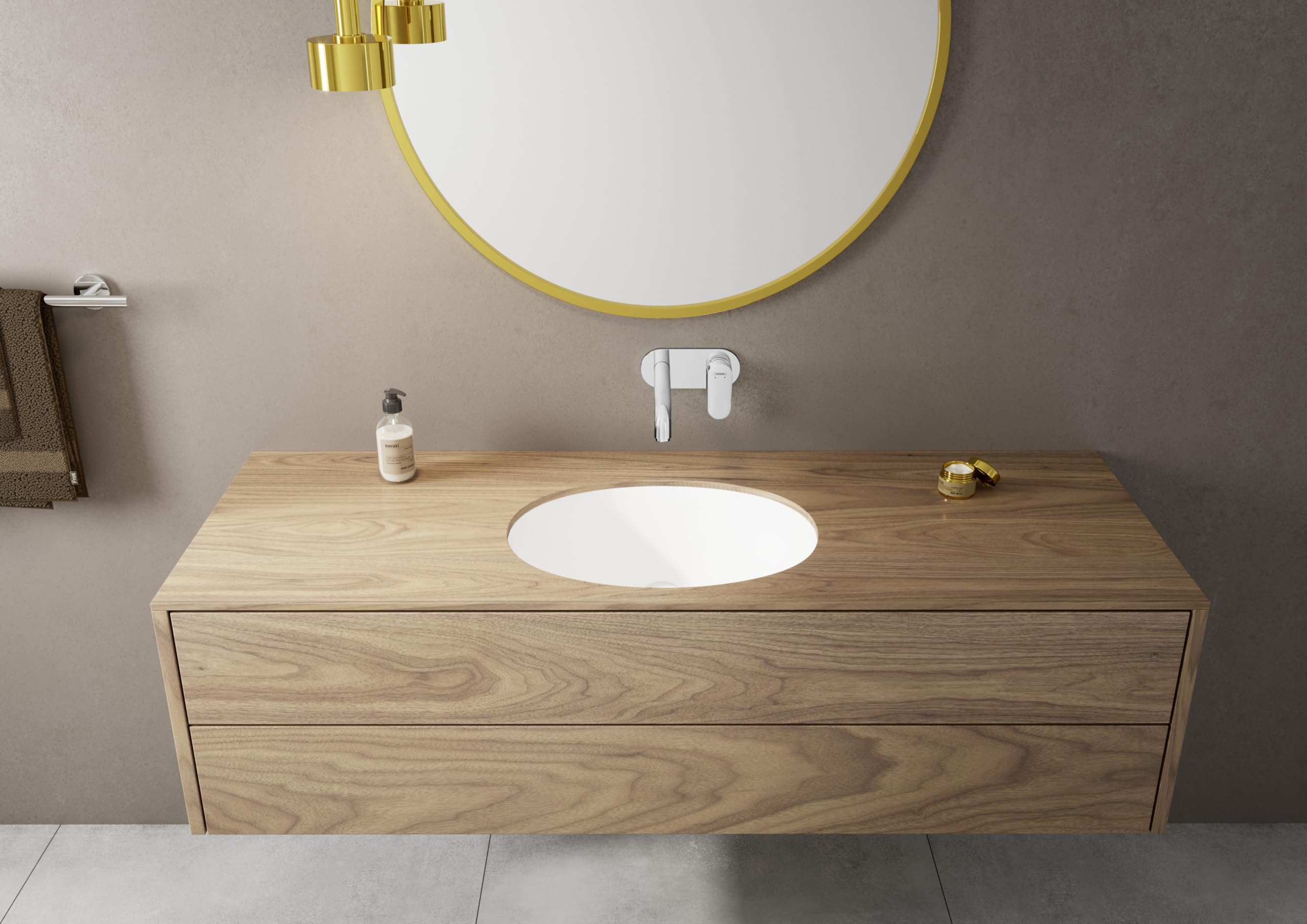 Vòi Rửa Mặt Âm Tường Hansgrohe Vernis 71576000