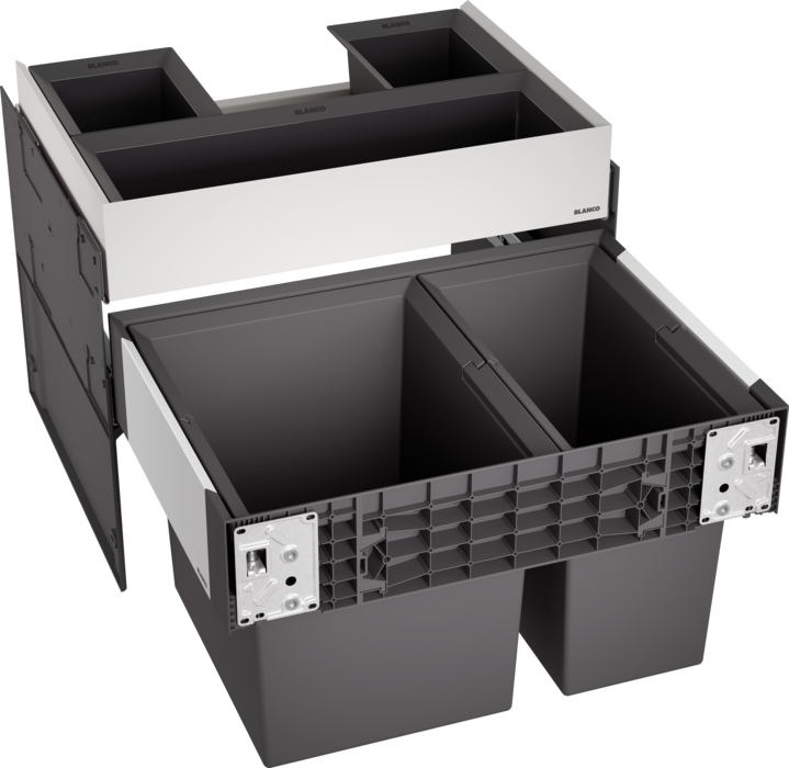 Thùng rác âm tủ BLANCO SELECT II 60/2 Orga