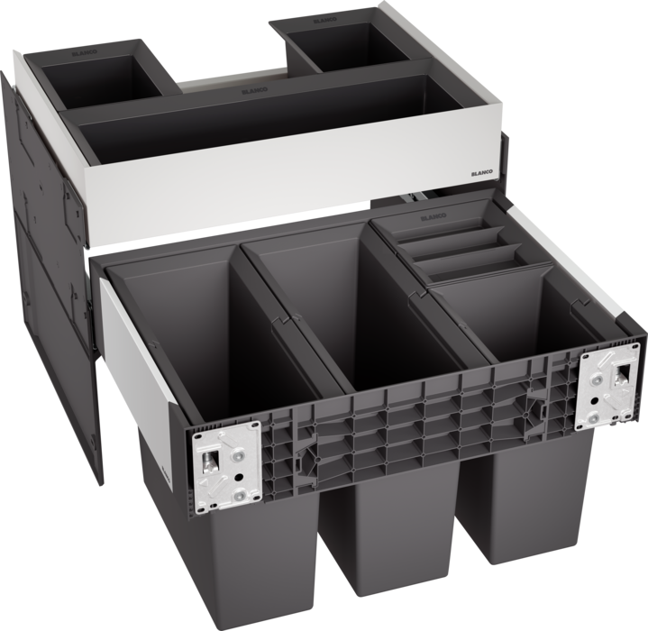 Thùng rác âm tủ BLANCO SELECT II 60/4 Orga