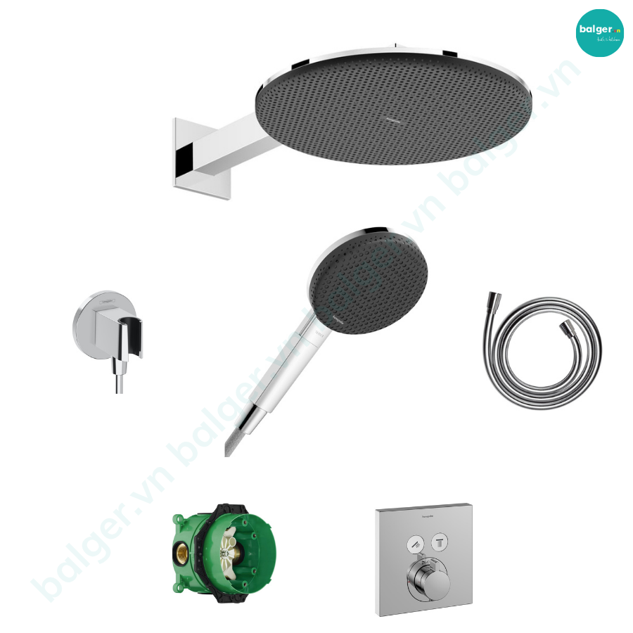 Bộ Sen Gắn Tường Hansgrohe Raindance Alive S SH20S3000000 Nhập Khẩu
