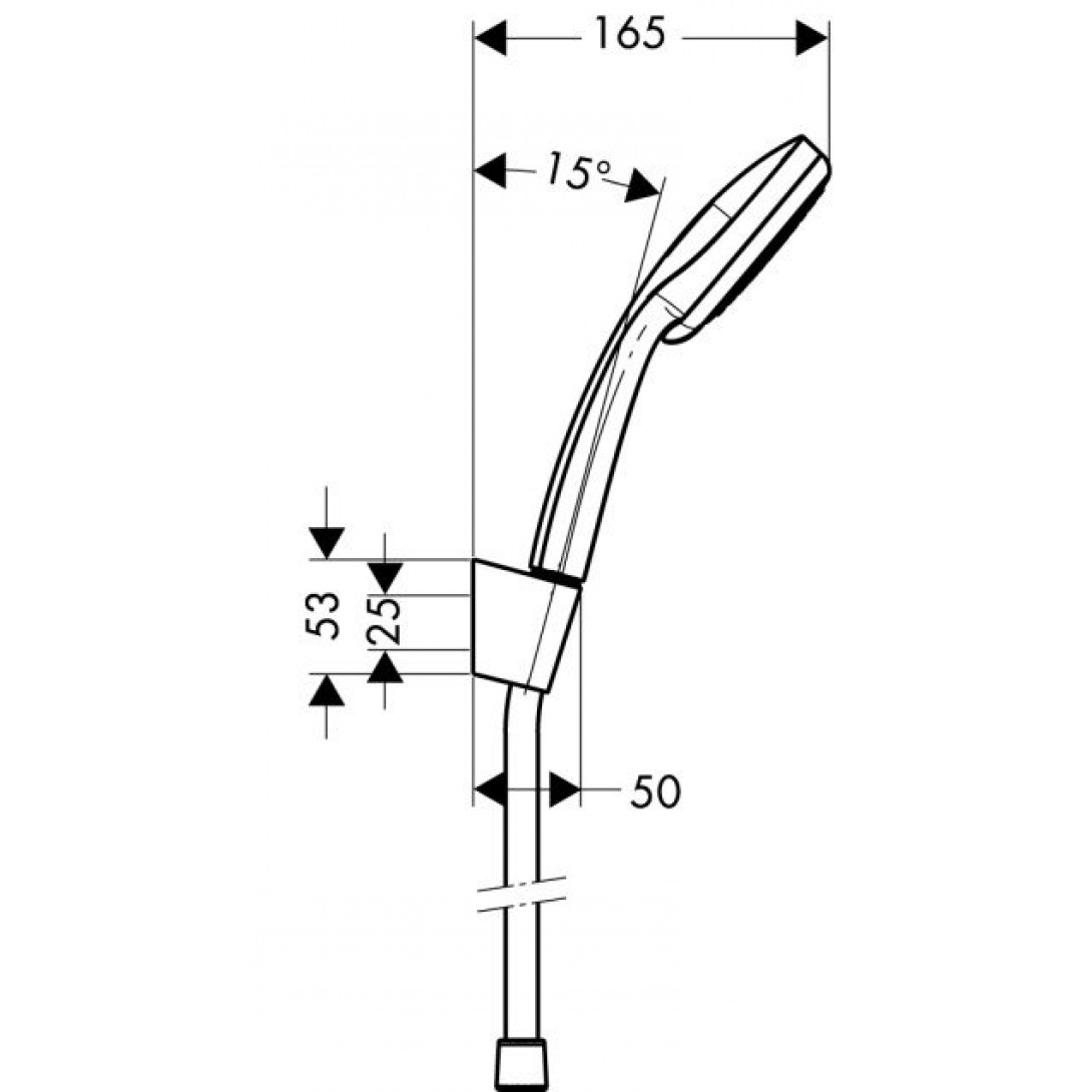 Bộ Sen Tay Hansgrohe 27594000 Croma 100 Nhập Khẩu