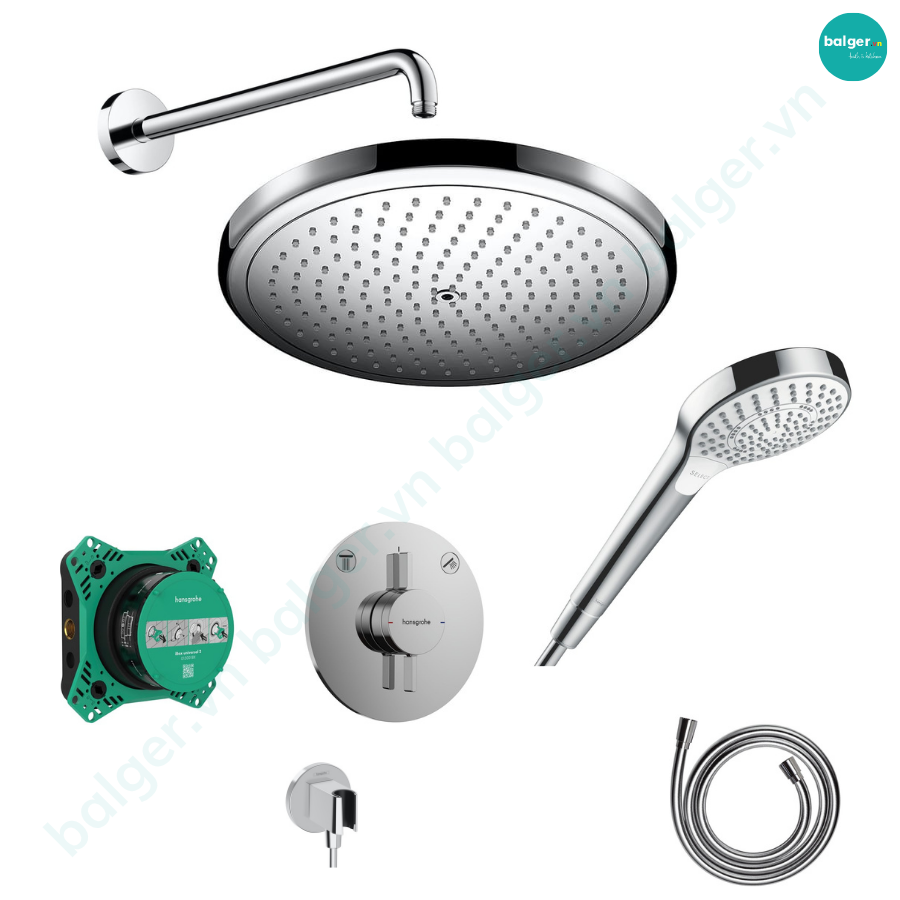Bộ Sen Gắn Tường Hansgrohe Croma SH20S2800000