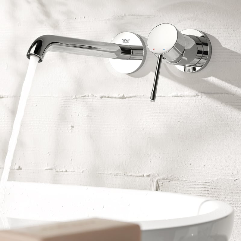 Vòi Rửa Mặt Âm Tường Grohe 19408001 Nhập Khẩu