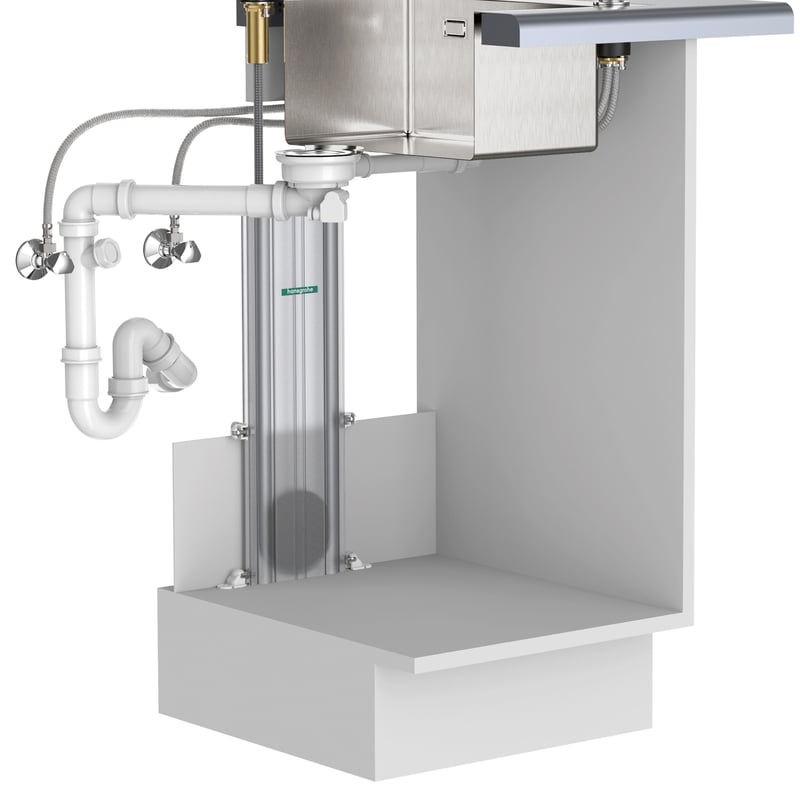 Vòi rửa bát Hansgrohe Aquno Select M81, 2jet, Sbox