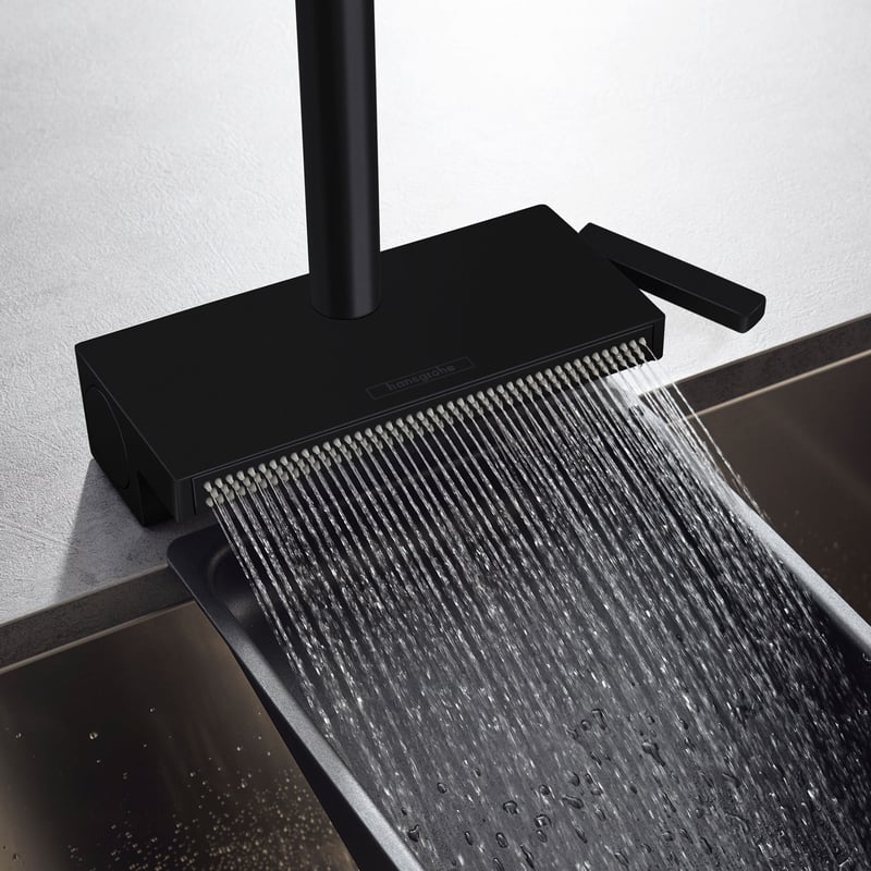 Vòi rửa bát Hansgrohe Aquno Select M81, 2jet, Sbox