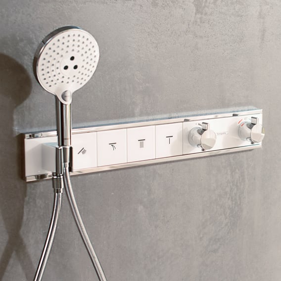 Bộ Sen Âm Tường Hansgrohe Rainmaker Select 3 Chế Độ 24007400 Màu Trắng/Chrom