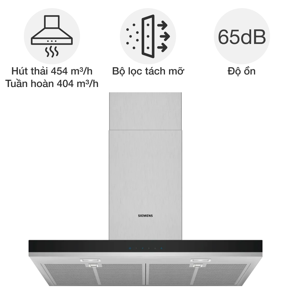 Hút Mùi Gắn Tường Siemens LC77BHM50 IQ 300 Nhập Khẩu
