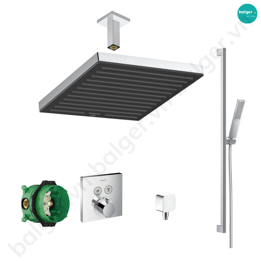 Bộ Sen Tắm Gắn Tường Hansgrohe Pulsify SH23E2600000 Nhập Khẩu