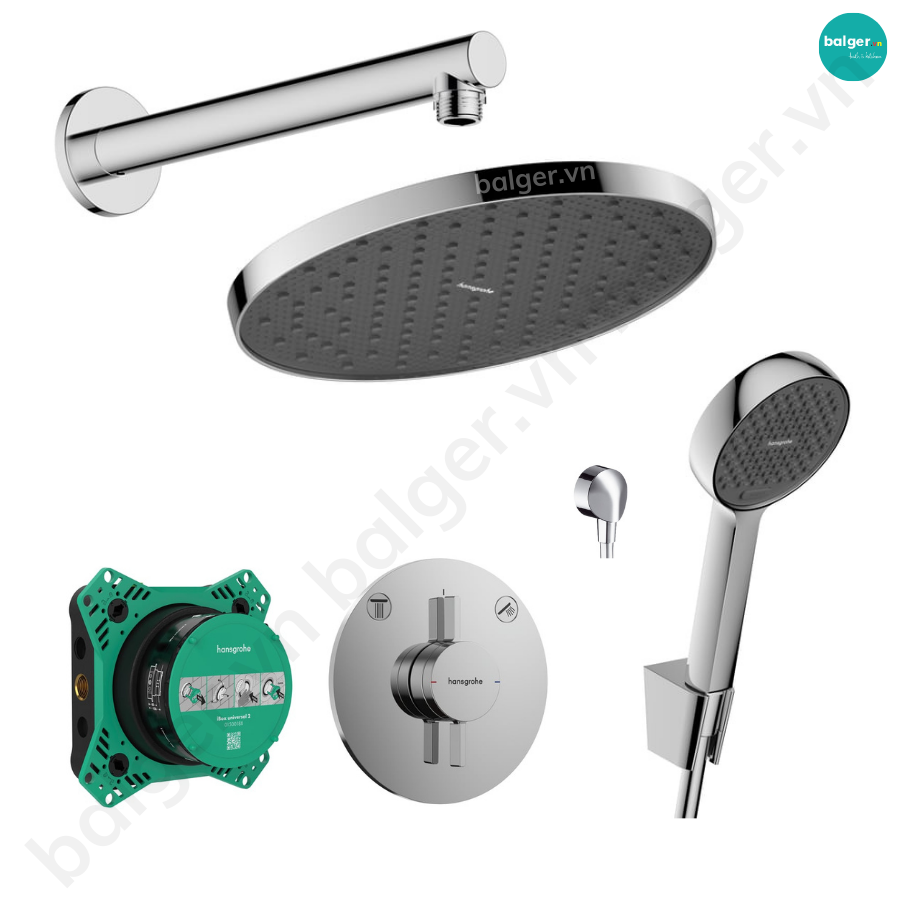 Bộ Sen Tắm Gắn Tường Hansgrohe Activera S SH23S2400000 Nhập Khẩu