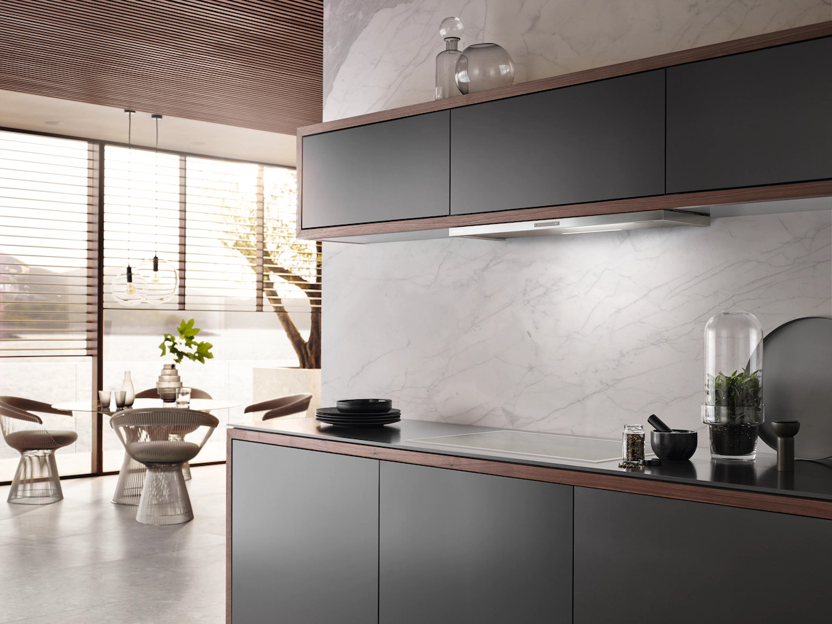 Hút Mùi Âm Đáy Tủ Miele DAS 2920 Edelstahl