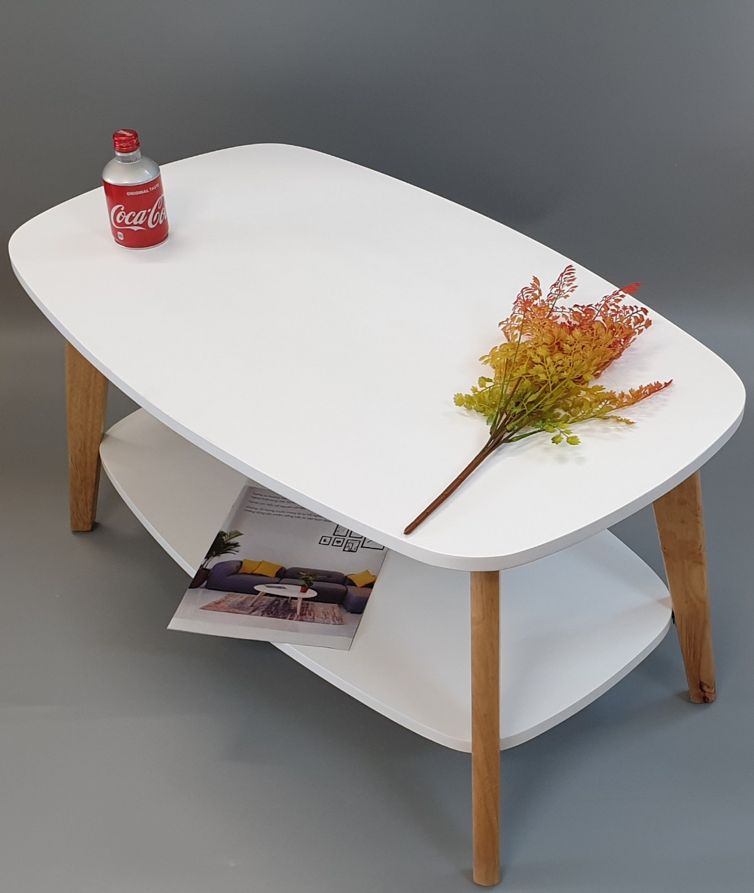 Mẫu mới: bàn Sofa 2 tầng với thiết kế độc đáo và tiện lợi