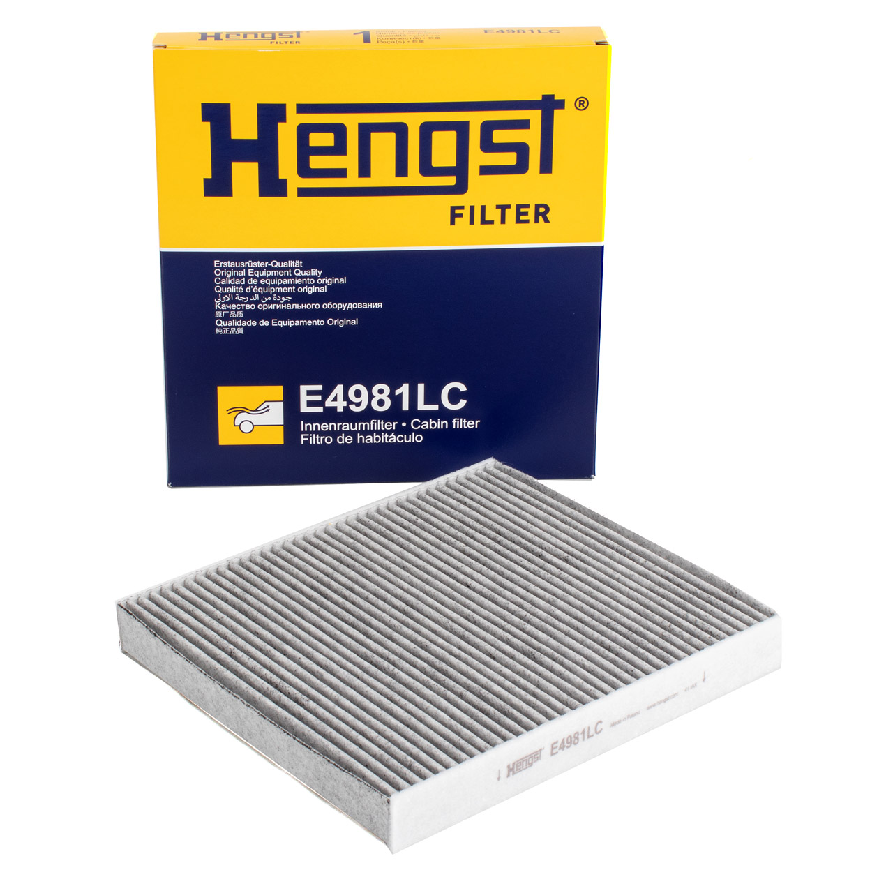 Lọc gió điều hòa than hoạt tính Hengst E4981LC