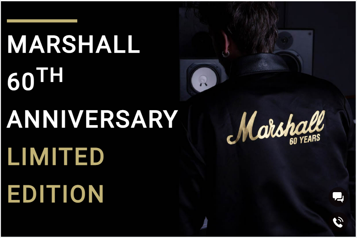 Marshall ra mắt bộ sưu tập kỷ niệm 60 Năm Thành Lập