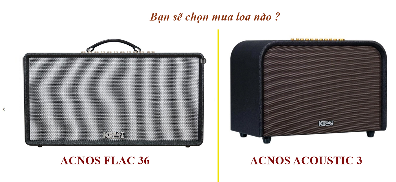 So sánh Dàn Âm Thanh Di Động Acnos FLAC 36 và Acnos Acoustic 3 – Chọn Loa Nào Cho Buổi Tiệc Âm Nhạc Của Bạn?