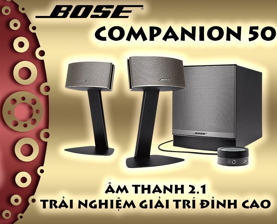 So sánh chi tiết 2 bộ loa vi tính huyền thoại: Bose Companion 5 và Bose Companion 50