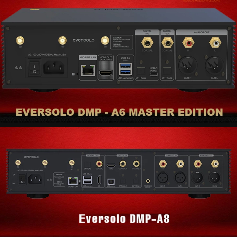 So Sánh Eversolo DMP-A6 Master Edition và Eversolo DMP-A8: Khi 