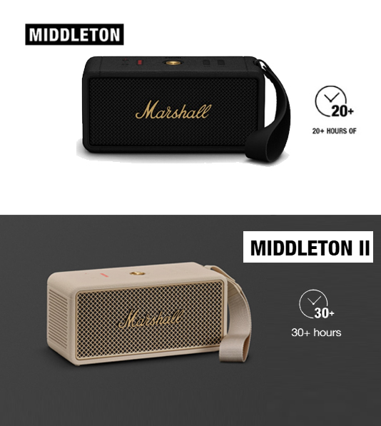 So sánh chi tiết Marshall Middleton I vs Middleton II