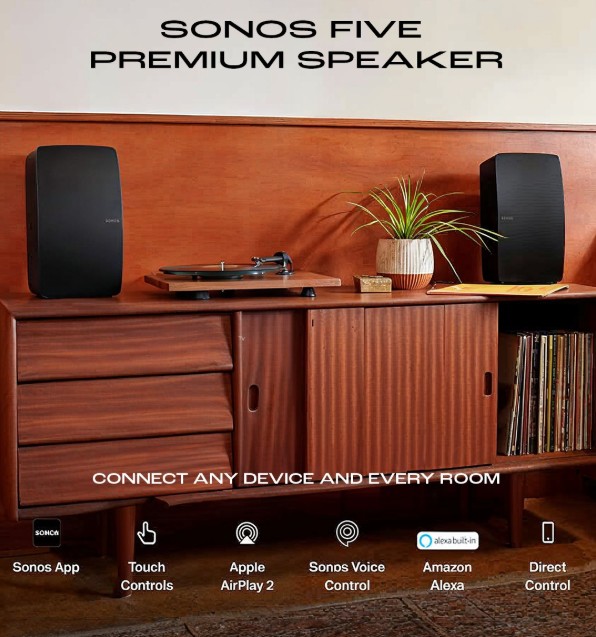 Đánh Giá Sonos Five: Loa All-in-One Tốt Nhất Cho Người Yêu Nhạc?